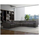 Gilman Creek Leather Power Reclining Sectional