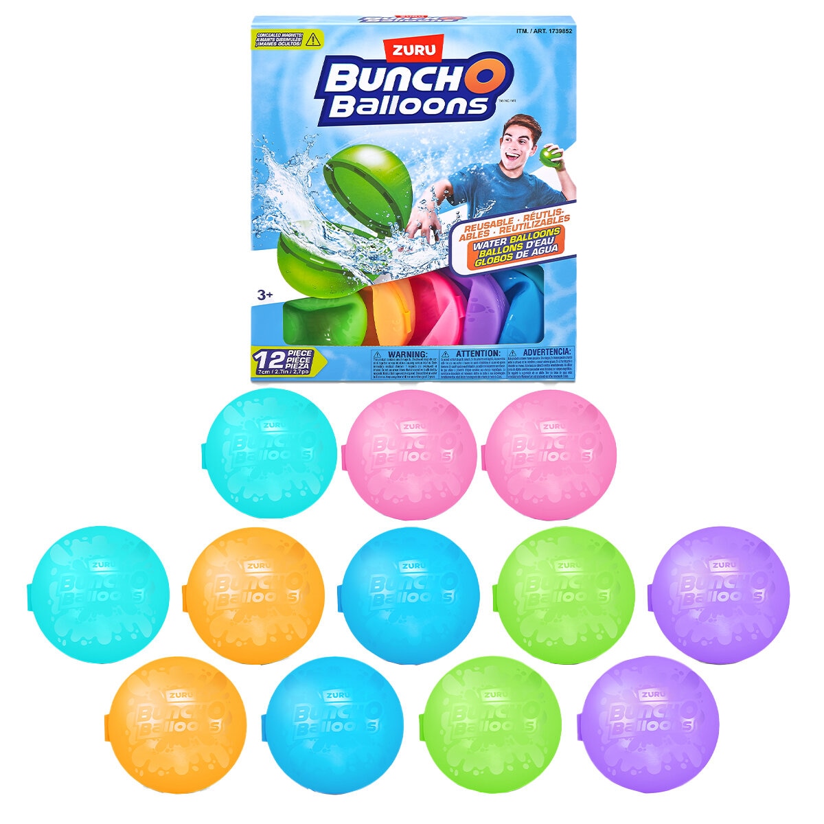 ZURU Bunch O Balloons Reusable Water Balloons 12 Pack