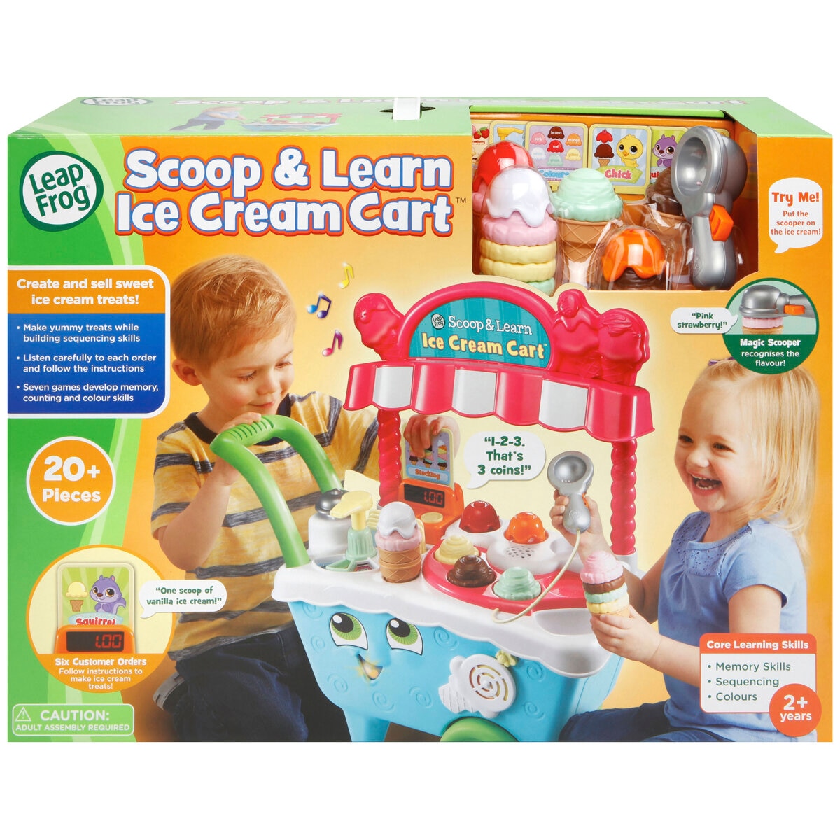 leapfrog ice cream cart accessories