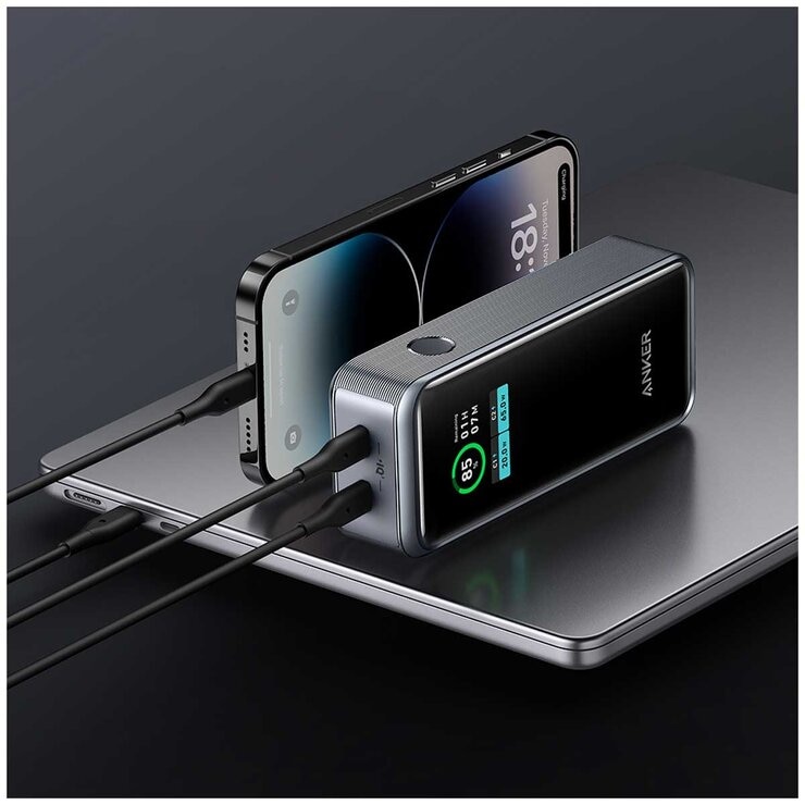 Anker Prime 12K 130W Power Bank Black A1335011 Anker Prime 12K 130W Power Bank Black A1335011