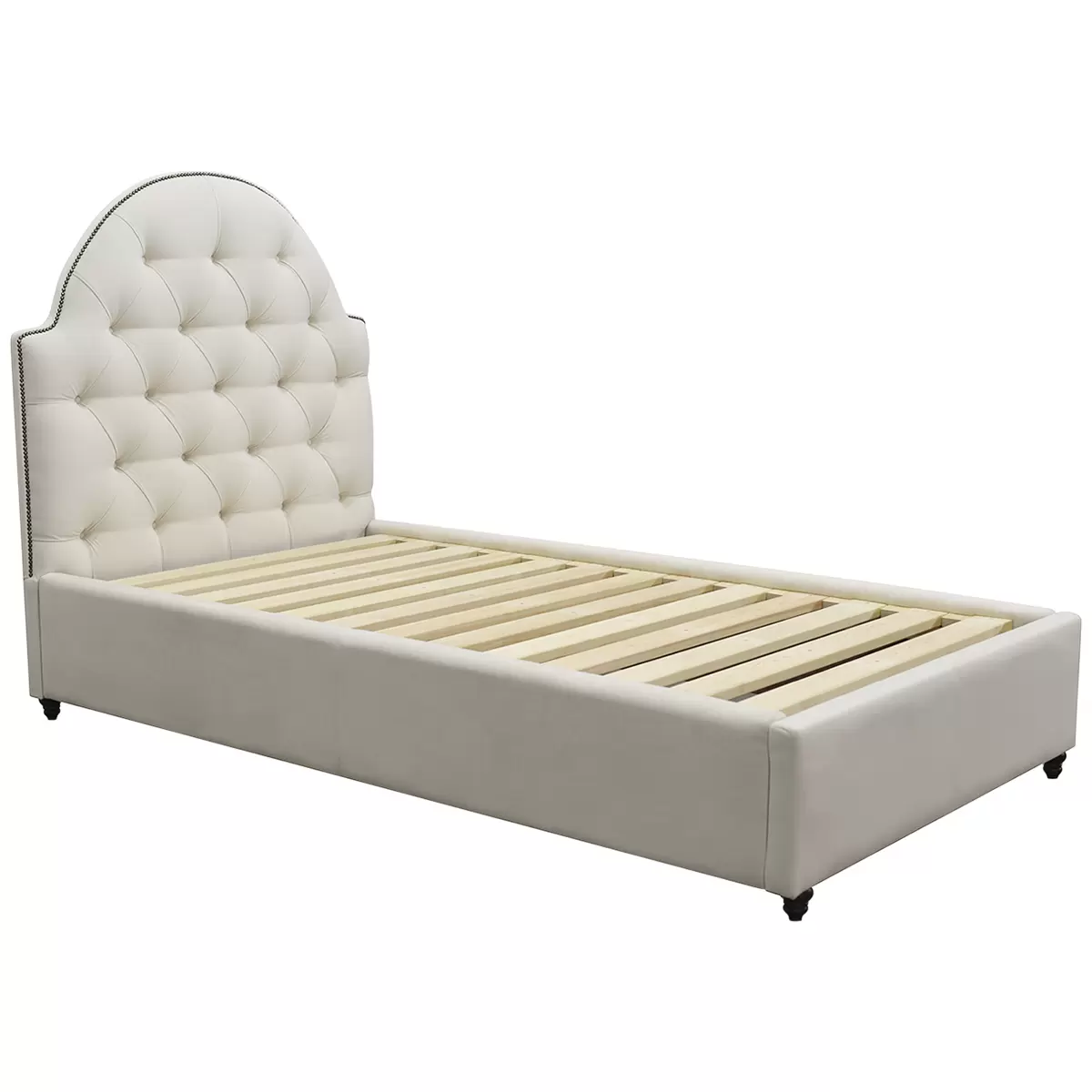 Moran Princess King Single Bed Head with Encasement and Slatted Base 