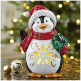 Christmas Figurines Night Lights Set of 3