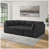 Thomasville 6 PC Modular Fabric Sectional