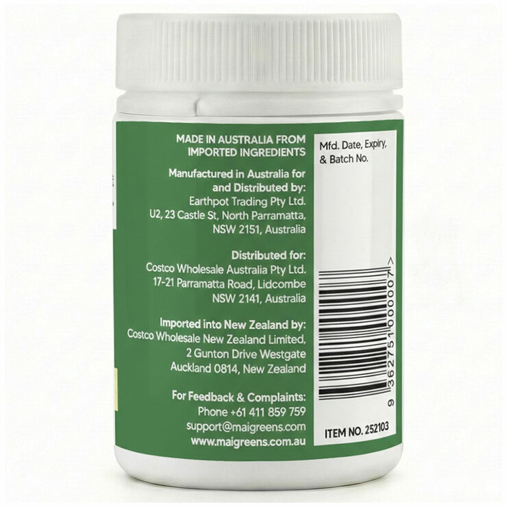 Mai Greens Moringa Capsules 5000mg 240 capsules Mai Greens Moringa Capsules 5000mg 240 capsules