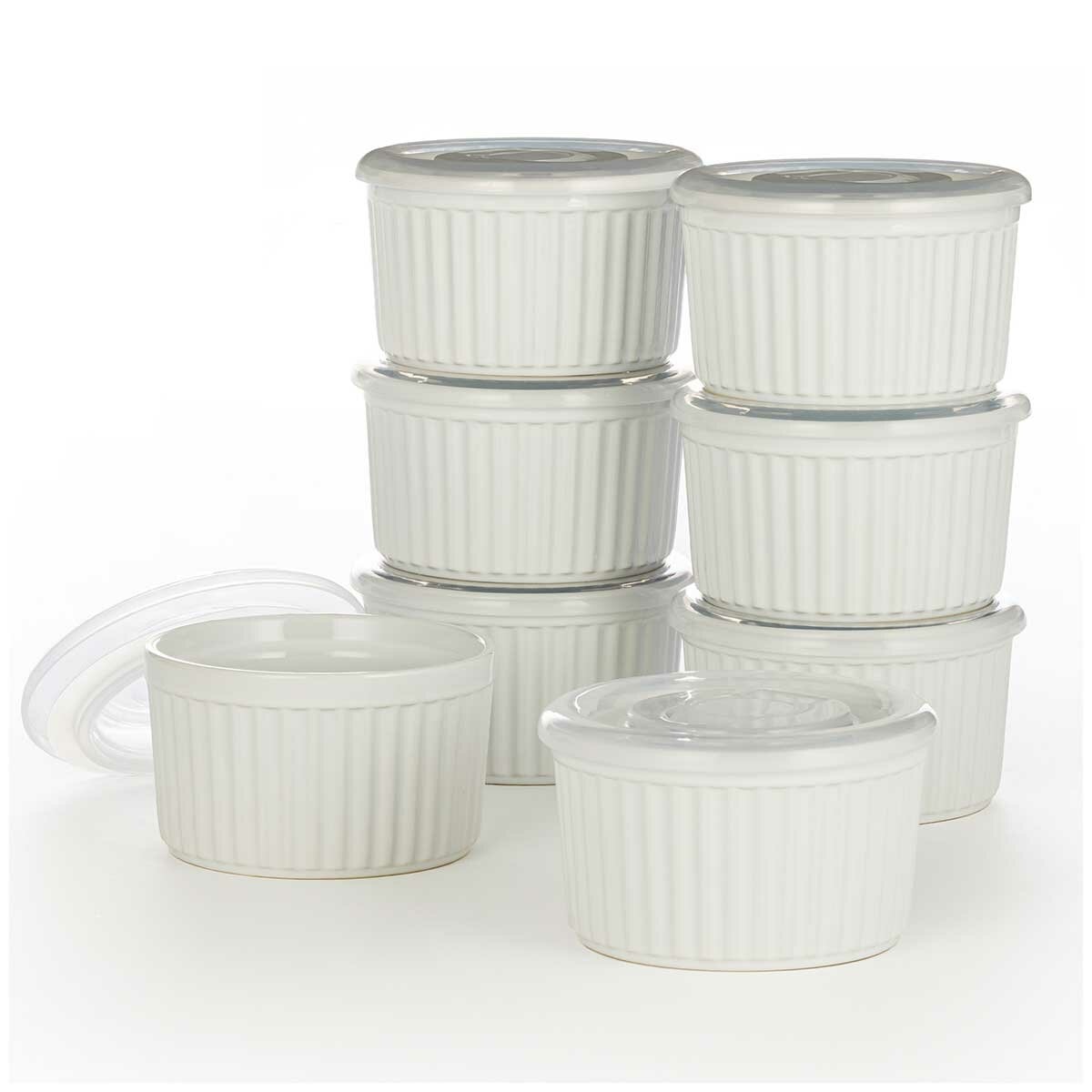 Signature Ramekin Bowls With Lid 8 Piece Set Signature Ramekin Bowls With Lid 8 Piece Set