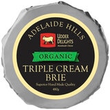 Udder Delights Organic Triple Cream Brie 480 gram