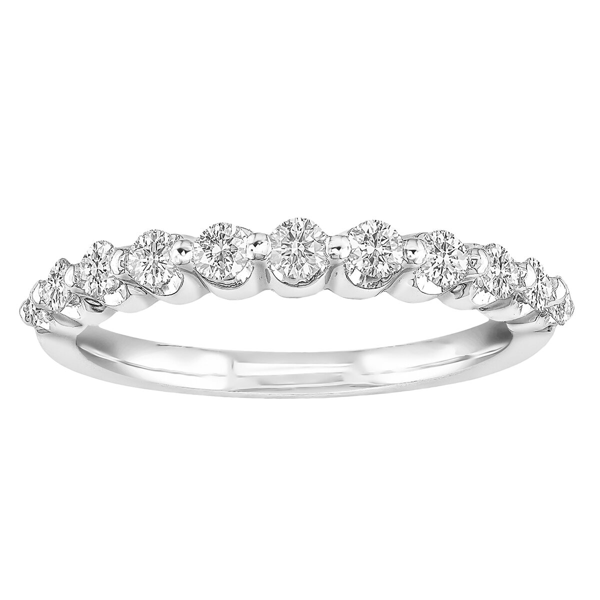 Platinum 0.50ctw Round Diamond Ring