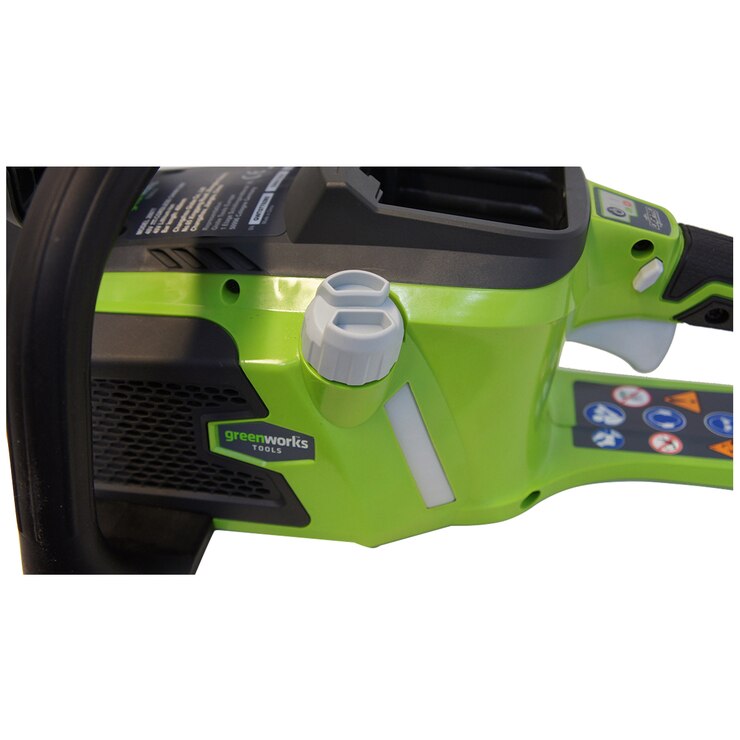 Greenworks 40v Li-Ion Powered 40cm Cordless Chainsaw 20077-Kit