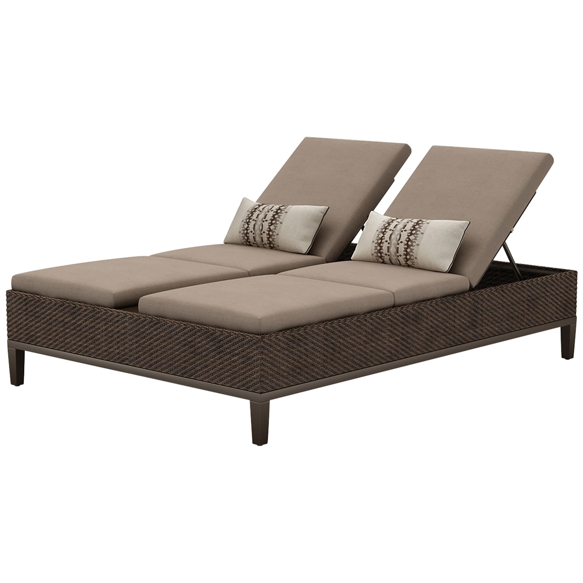 chaise double camping costco