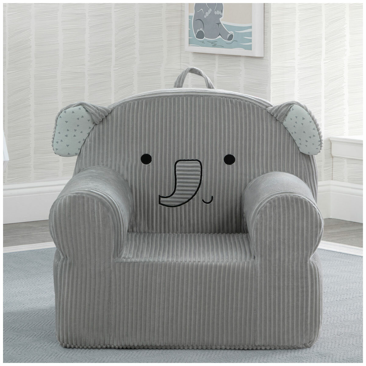 Cozee Kids' Animal Chair with Plush Blanket - Elephant Cozee Kids' Animal Chair with Plush Blanket - Elephant