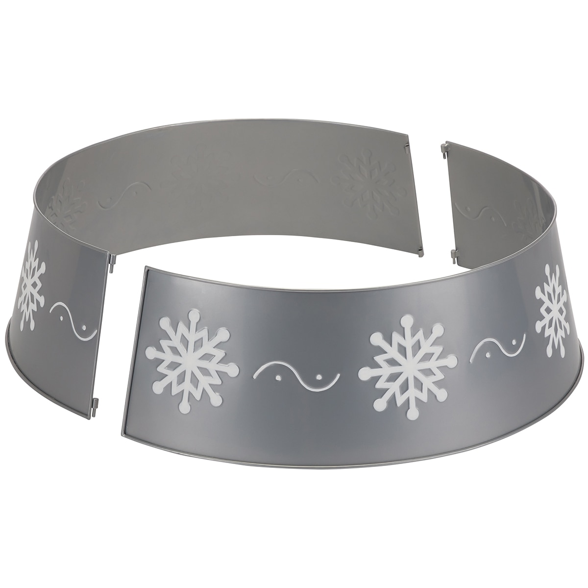 89cm Christmas Tree Collar Silver