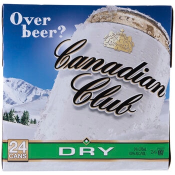 Canadian Club Whisky And Dry 24 x 375ml