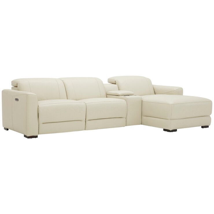 Gilman Creek Leather Power Reclining Sectional | Costco Australia