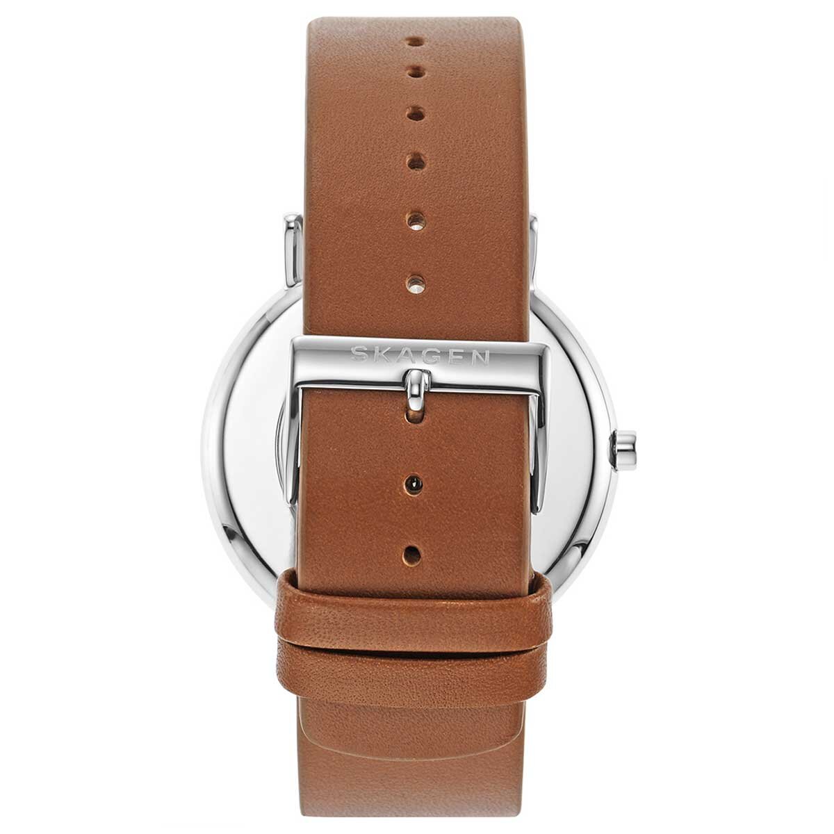 Skagen Signatur Brown Leather Men's Watch SKW6578