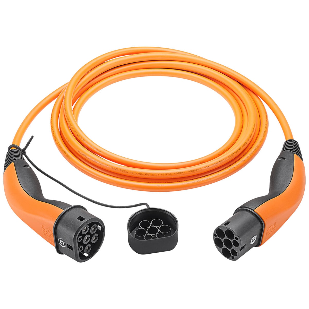 LAPP EV Charge Cable Type 2 (22kW-3P-32A) and 7M Orange/