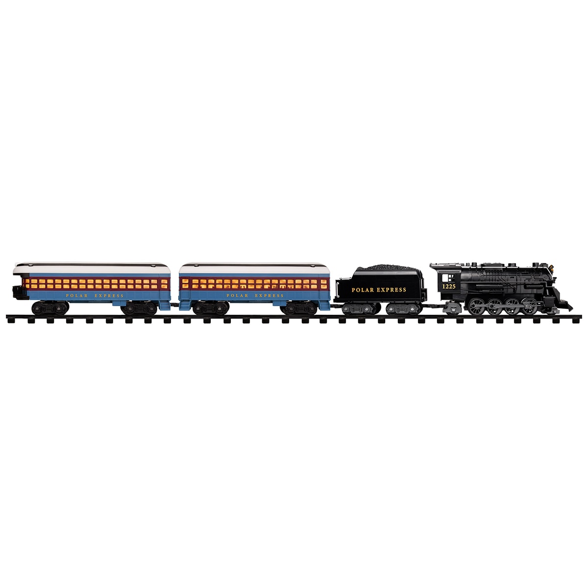 miniature polar express train set