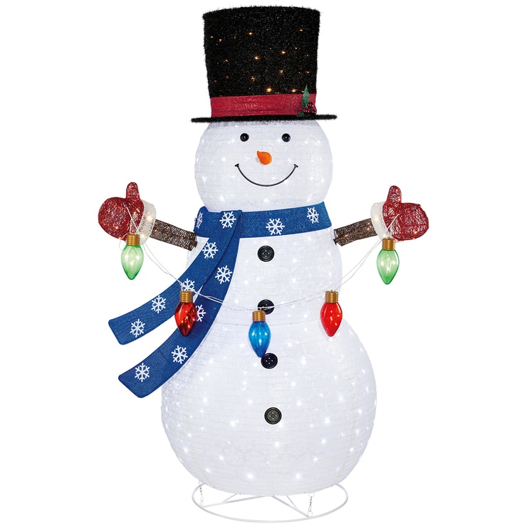 LED Pop Up Snowman 213.36cm | Costco Australia