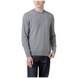 Lydia Vine Men's Cashmere Crew Sweater Grey