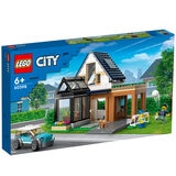 lego city family house and electric car 603