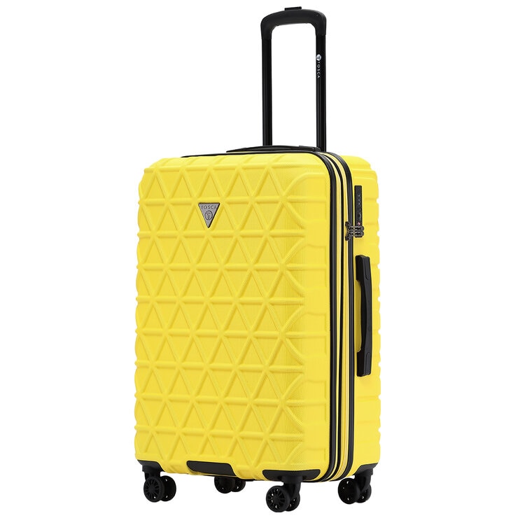 Tosca Triton Expandable Hard Shell Luggage Yellow