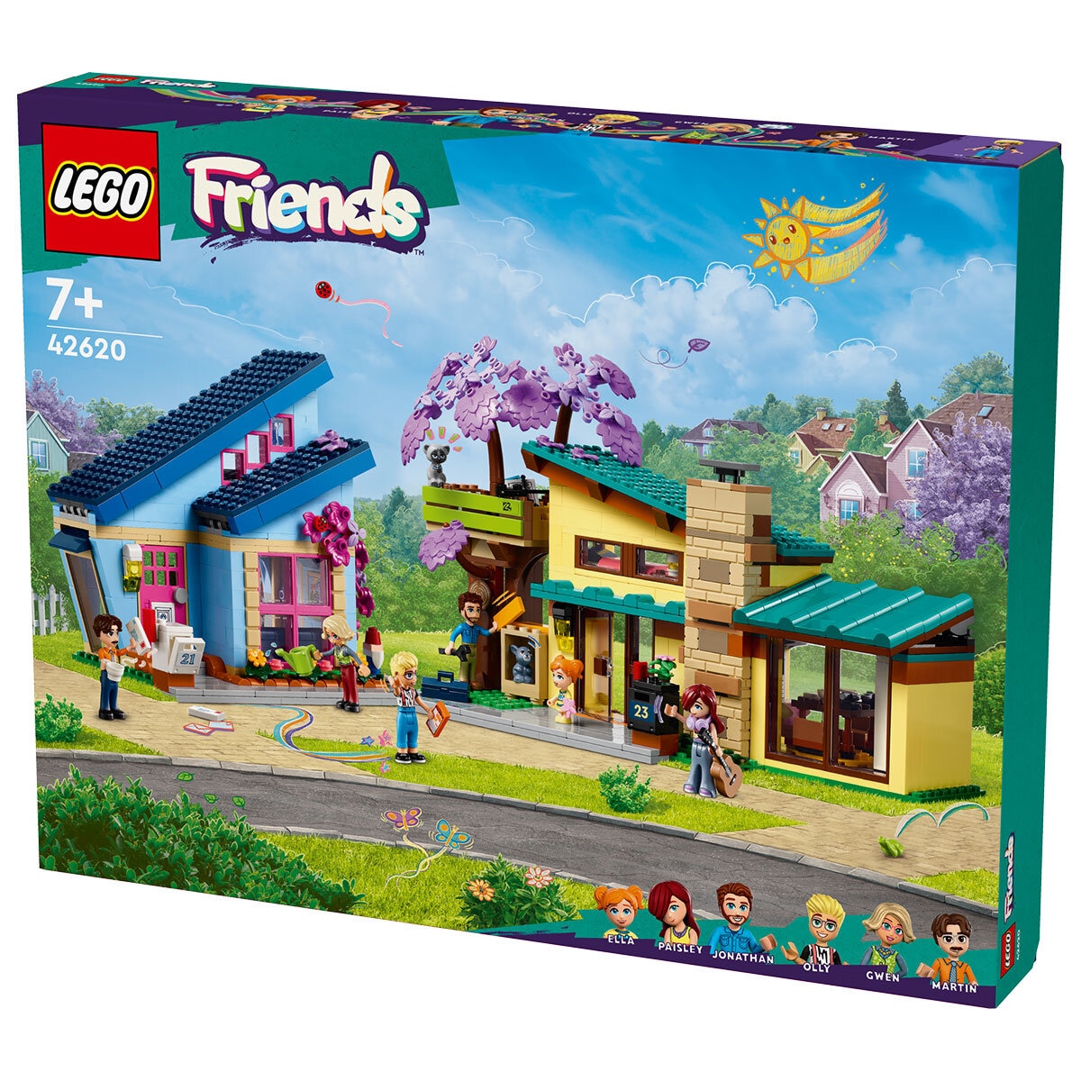 LEGO Friends Olly and Paisley's Family Houses 42620