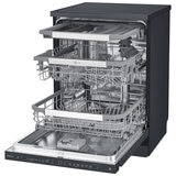 LG QuadWash Freestanding Dishwasher Matte Black XD3A15MB