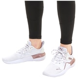 Puma Womens Flyer Runner Shoe - White Rose Gold