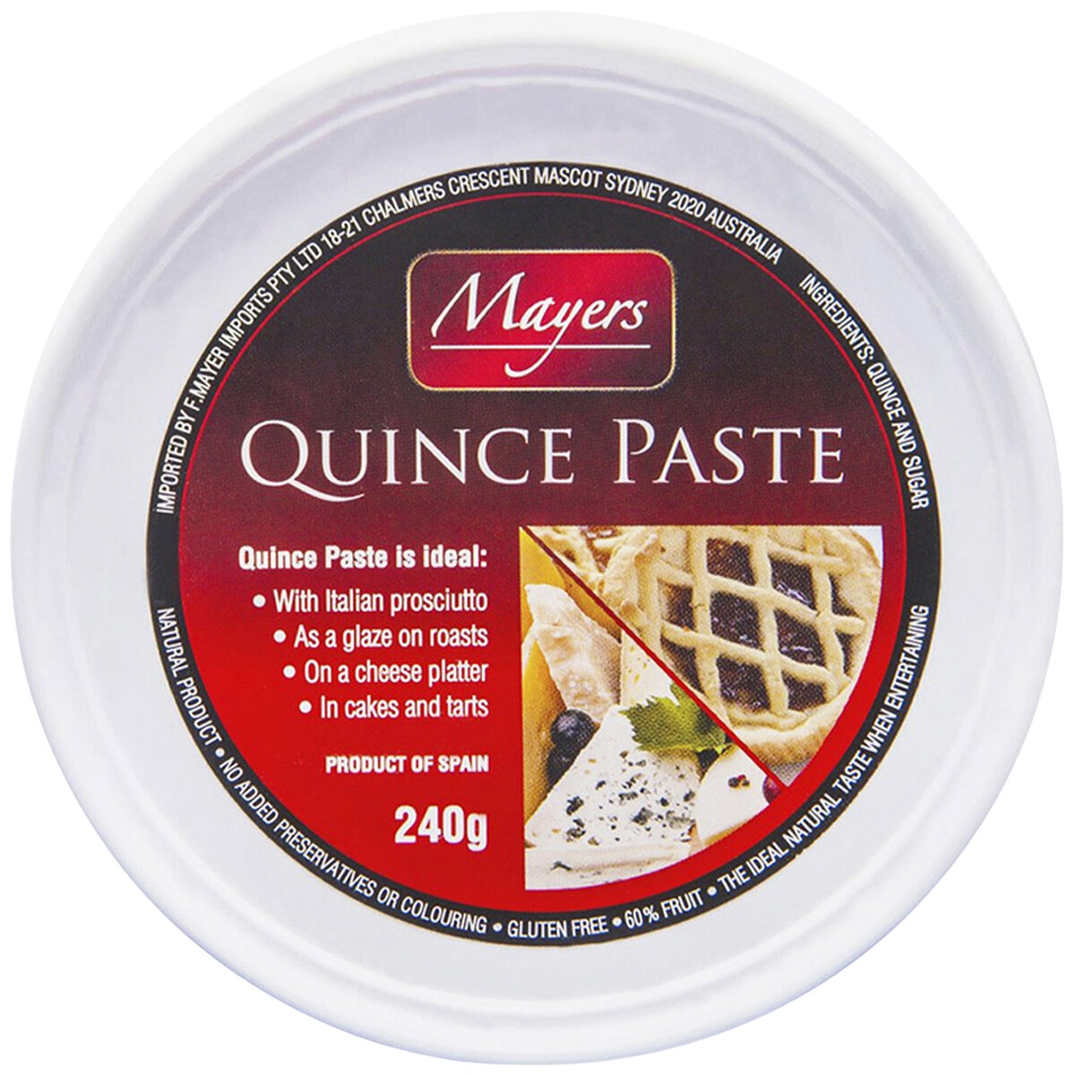 Mayers Quince Paste 2 x 240 gram