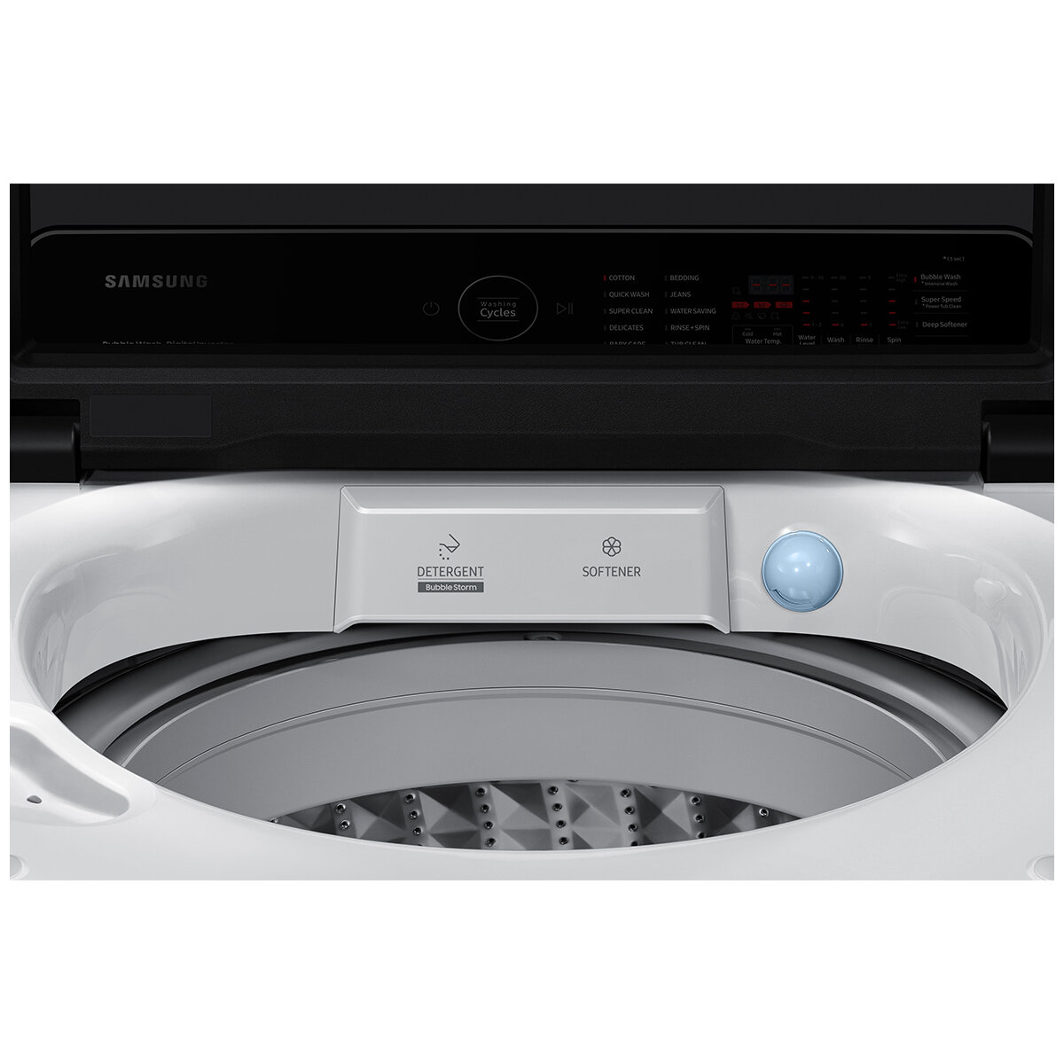 Samsung 9kg Top Load Washing Machine SS White WA90CG6745BW