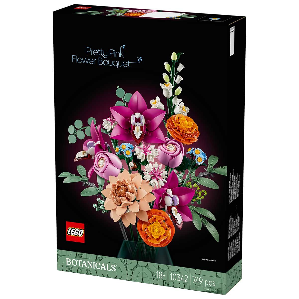 LEGO Botanicals Pretty Pink Flower Bouquet Floral Decor 10342