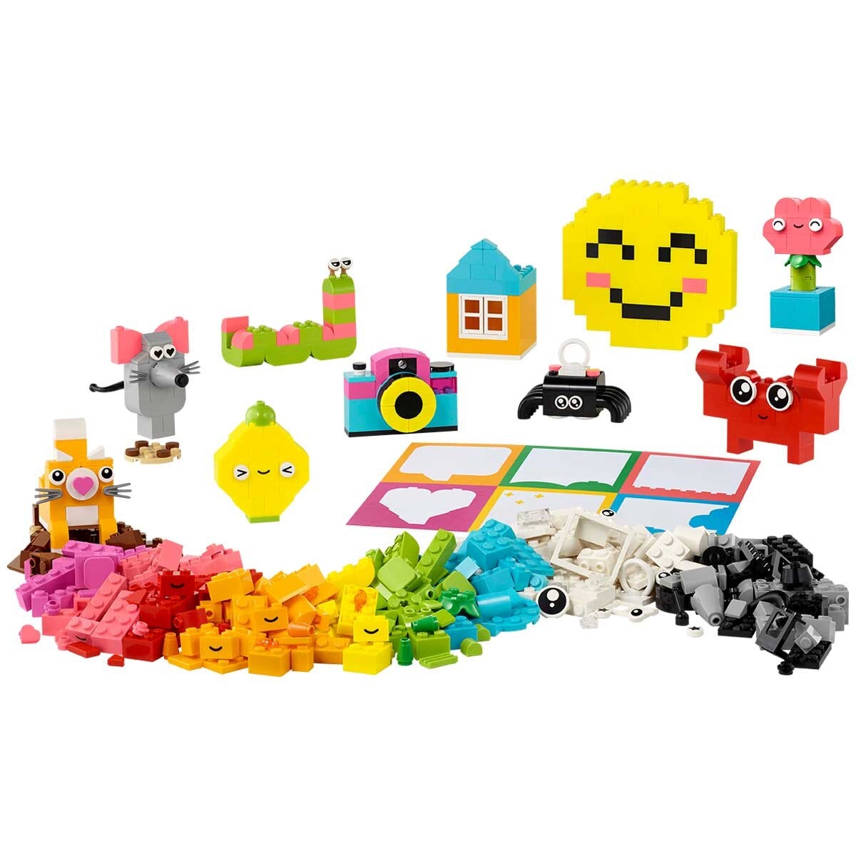 LEGO Classic Creative Happy Box Colourful Building Bricks Toy 11042