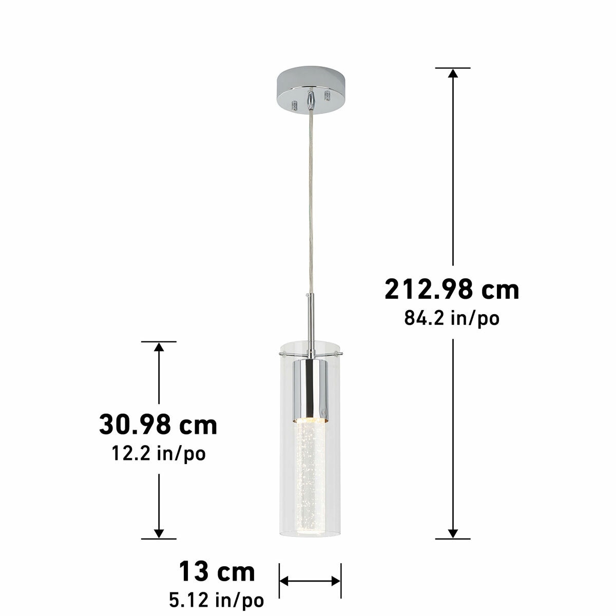 Artika Essence 1L Pendant 3CCT LED Light OME1LB-C6 Artika Essence 1L Pendant 3CCT LED Light OME1LB-C6