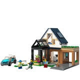 lego city family house and electric car 603