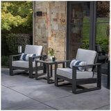 SunVilla Clifton 3 Piece Set With 2 Stationary Chairs