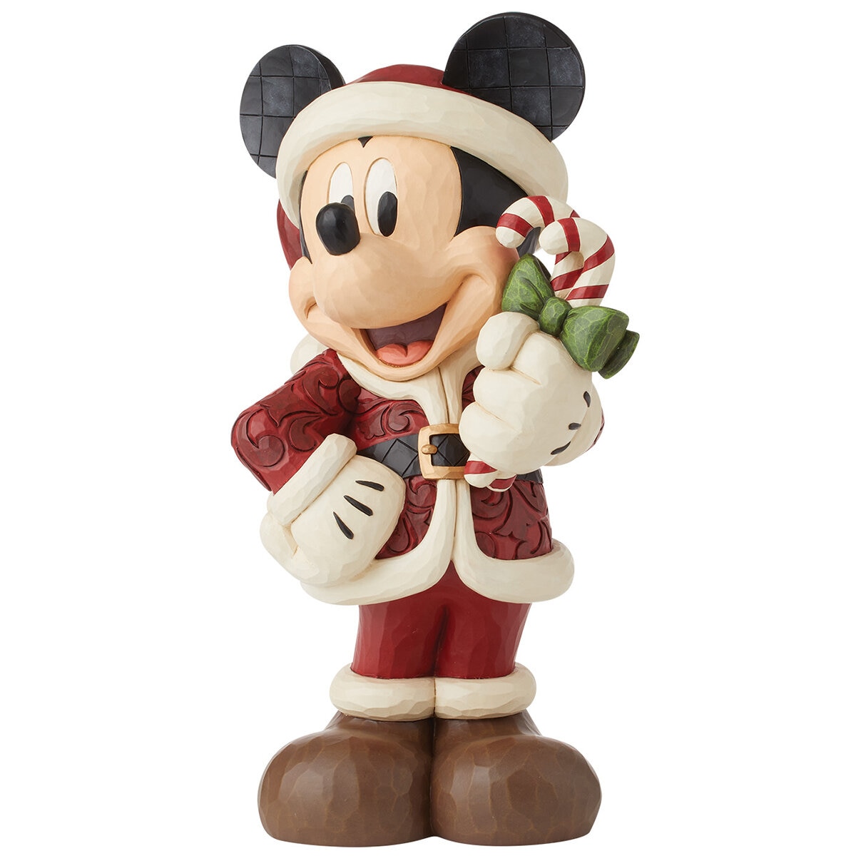 Disney Traditions Jim Shore Mickey Mouse With Candy Cane