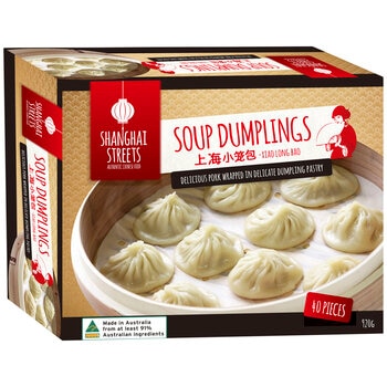 Shanghai Streets Soup Dumplings 40 Pack 920g