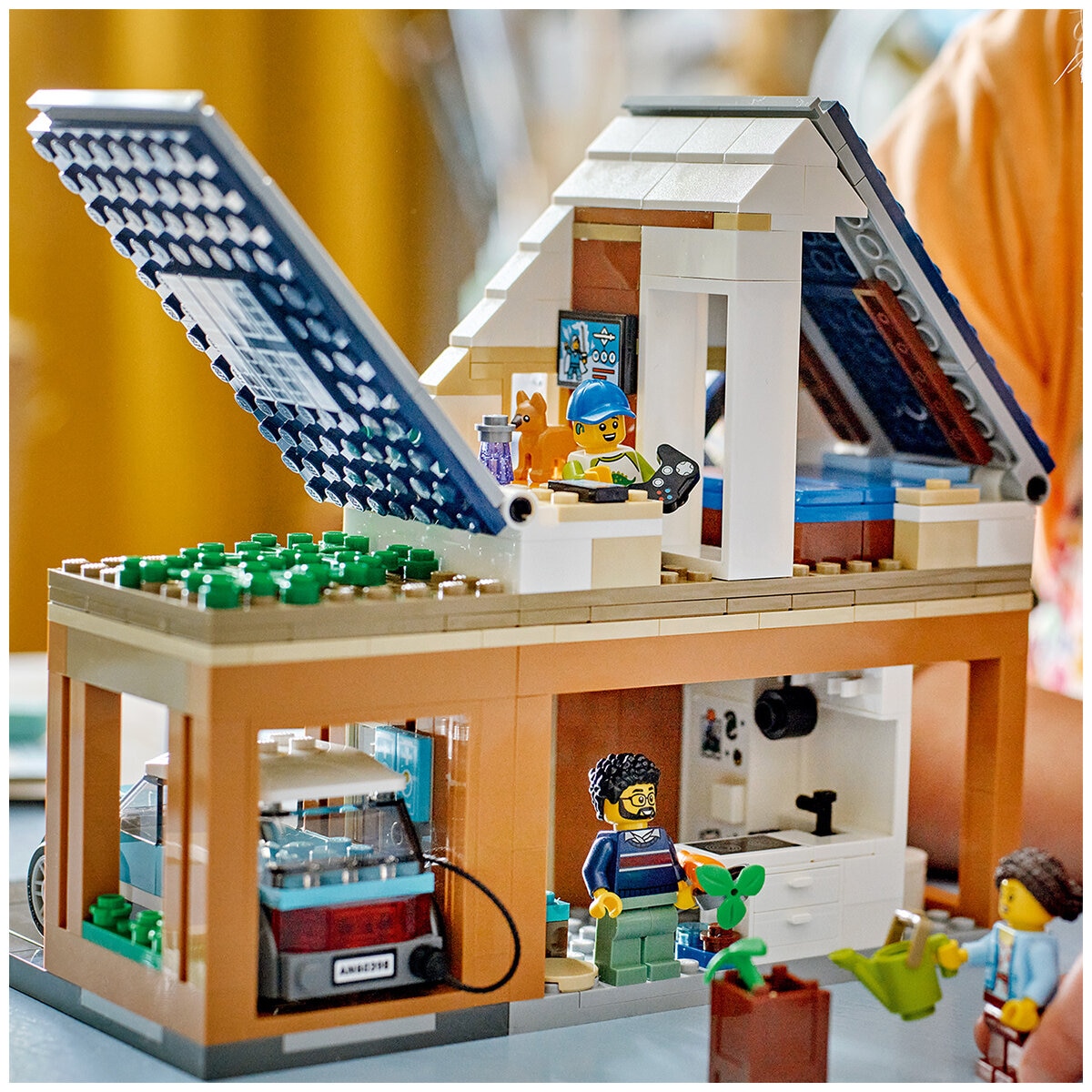 lego city family house and electric car 603