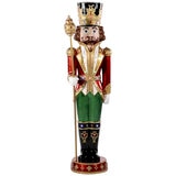 Christmas Caucasian Nutcracker with LED Lights and Music 1.8 m