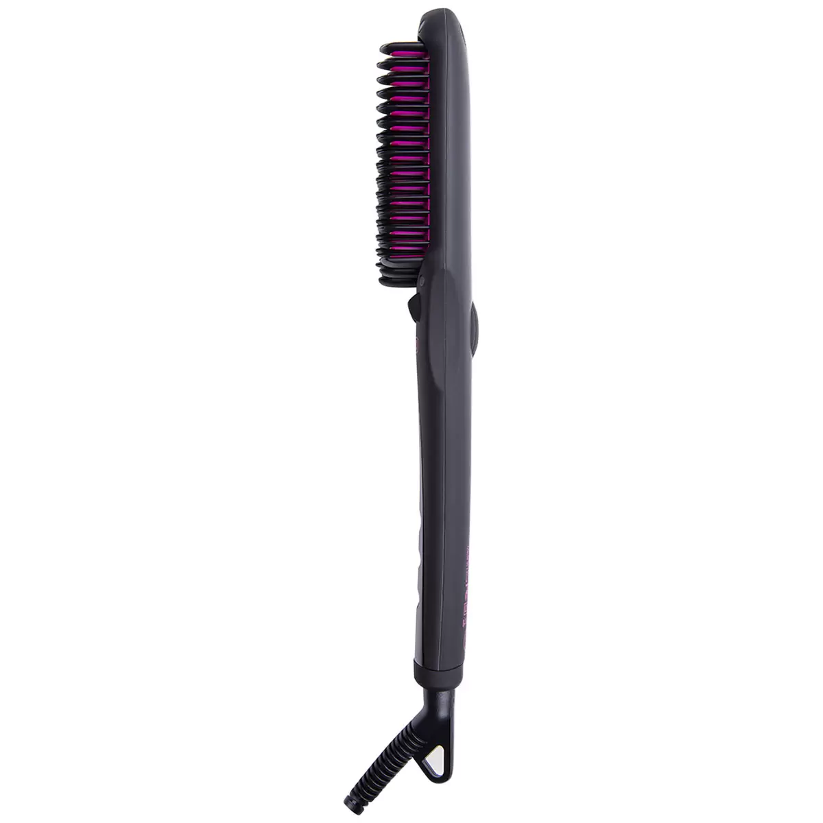 TYMO Ionic Hair Straightener Brush Black and Purple HC101
