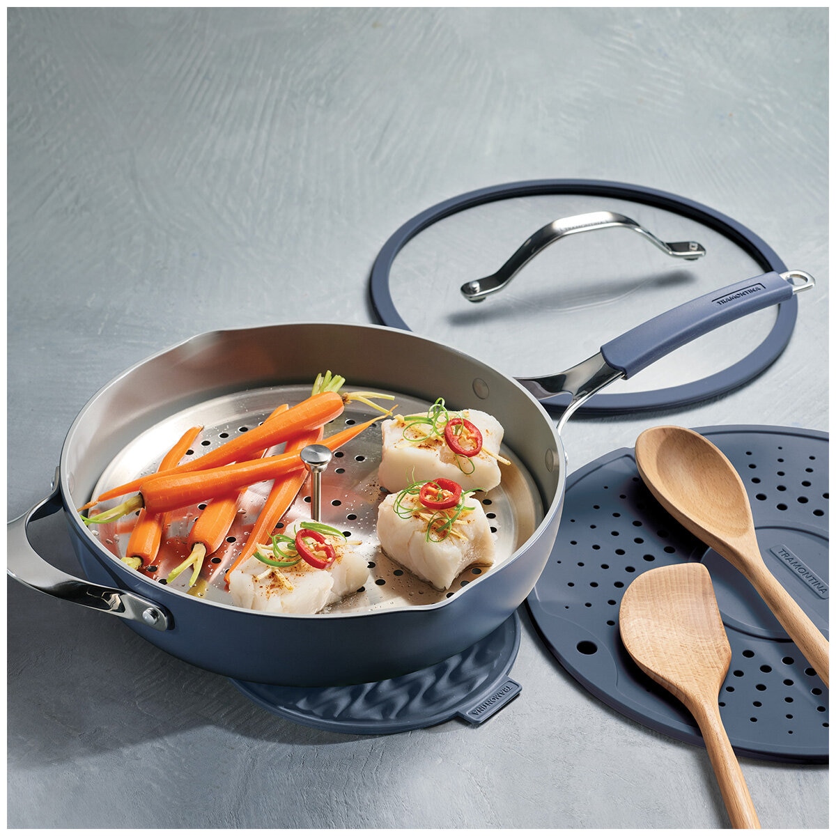 Tramontina All-in-One Plus Pan 7 Piece Set