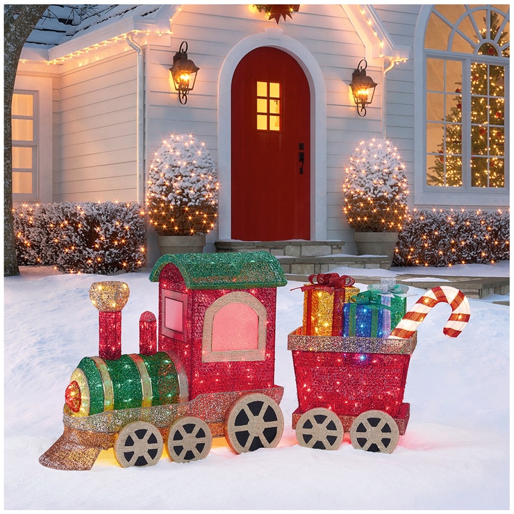 LED Train Christmas Decoration 167.64cm | Costco Australia