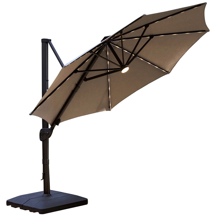 Cantilever Umbrella with LED Lights Costco Australia