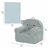 Cozee Kids' Animal Chair with Plush Blanket - Elephant Cozee Kids' Animal Chair with Plush Blanket - Elephant