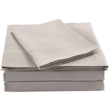 Bdirect Royal Comfort Blended Bamboo Sheet Set King - Grey