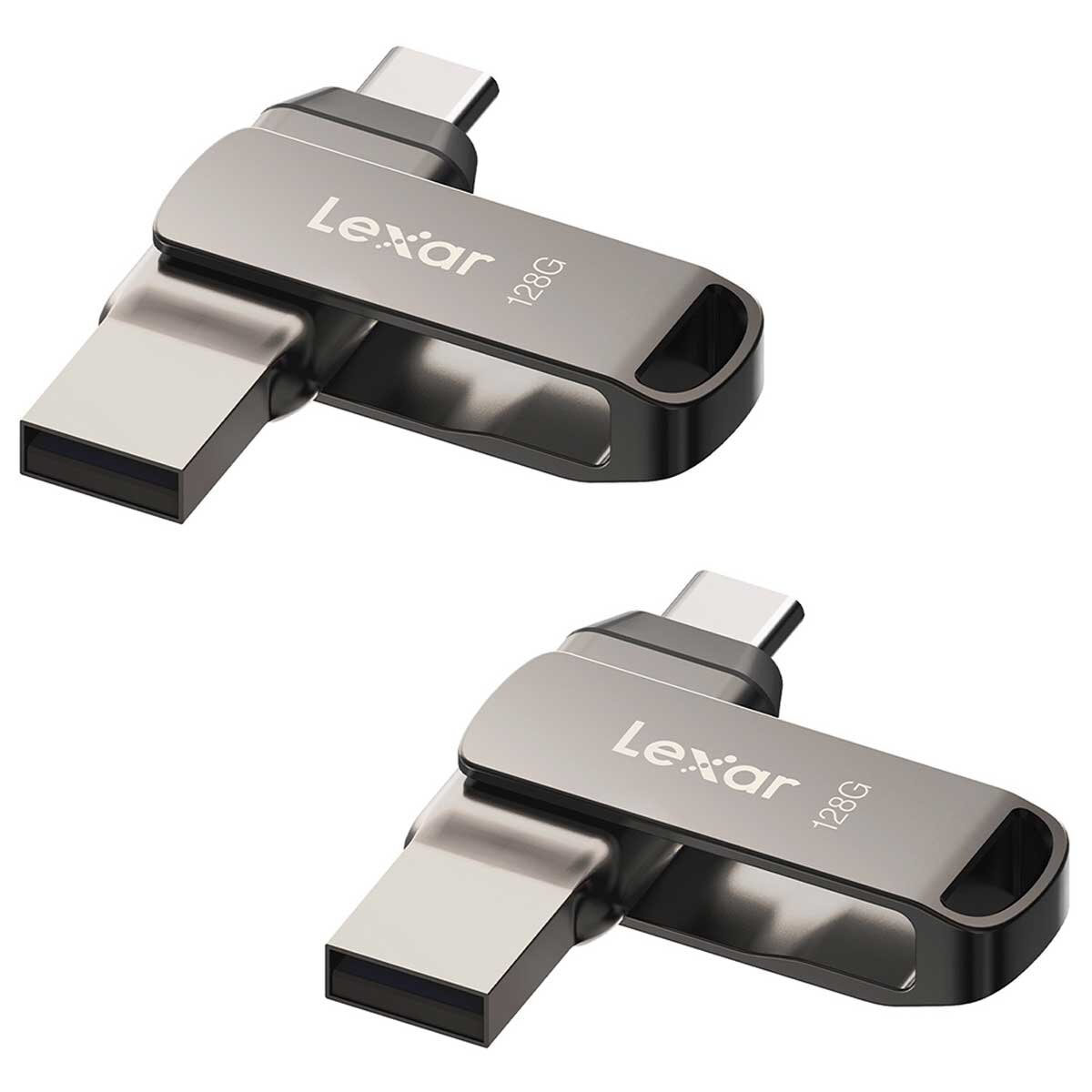 Lexar Dual Drive USB-C And USB-A 128GB 2 Pack