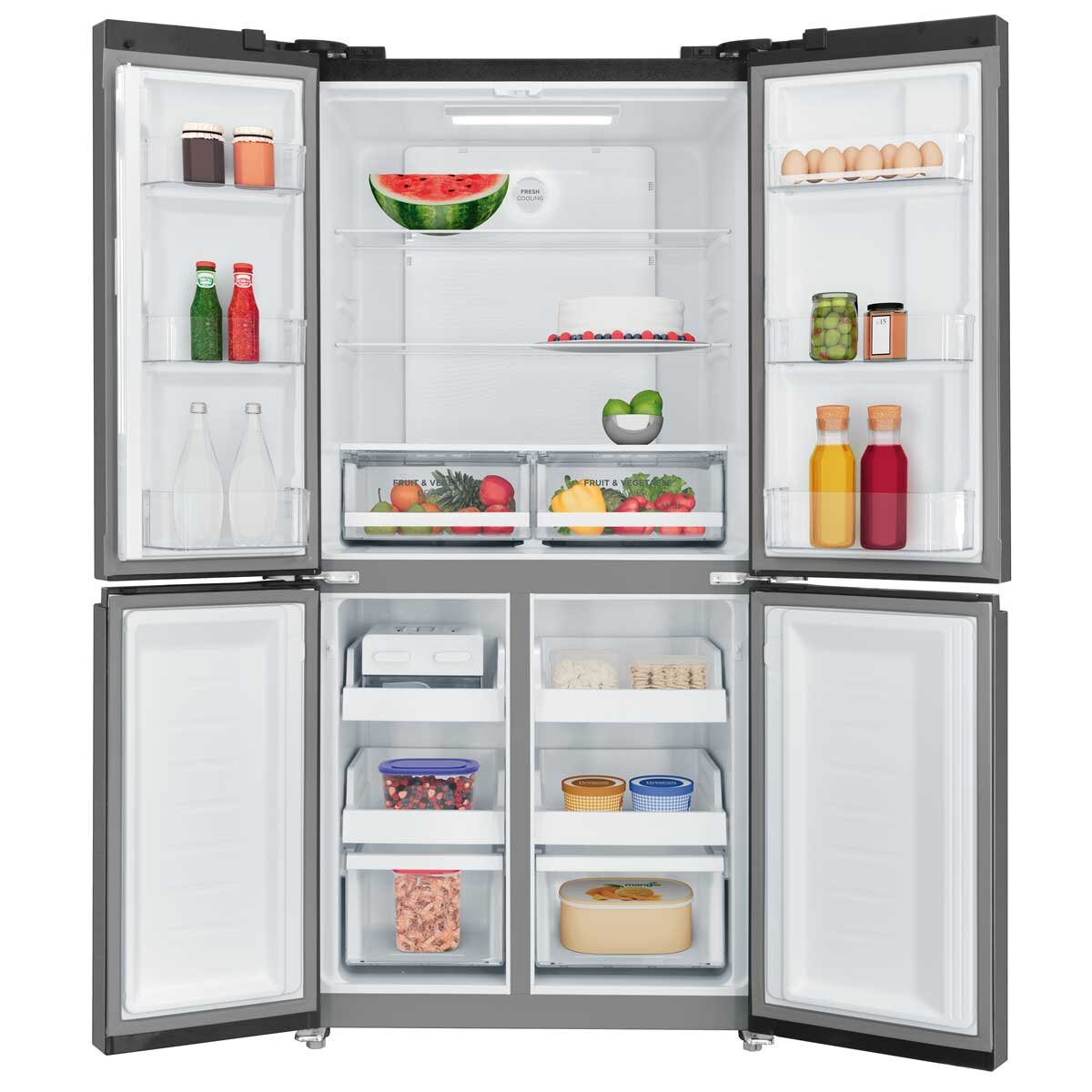 Westinghouse 496L French Door Refrigerator Charcoal Matte Black WQE4900BA