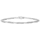 18KT White Gold 0.50ctw Diamond Bracelet