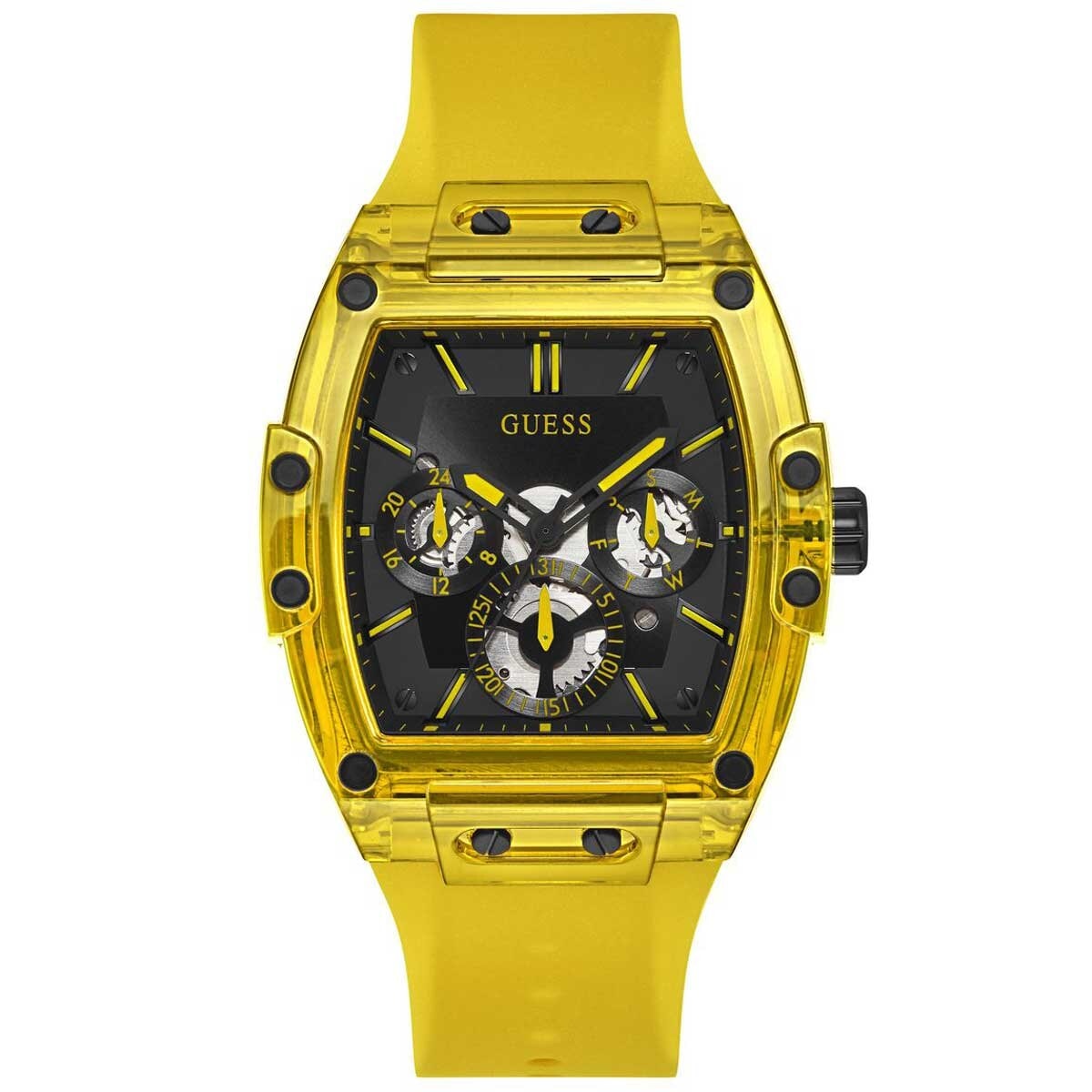 Guess Phoenix Yellow Multifunction Men's Watch GW0203G6