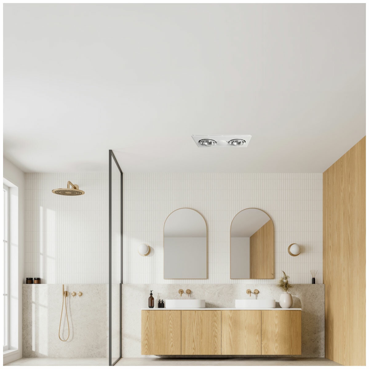 Martec Striker 2 Bathroom Heater and Exhaust Fan with Tricolour LED Light Martec Striker 2 Bathroom Heater and Exhaust Fan with Tricolour LED Light