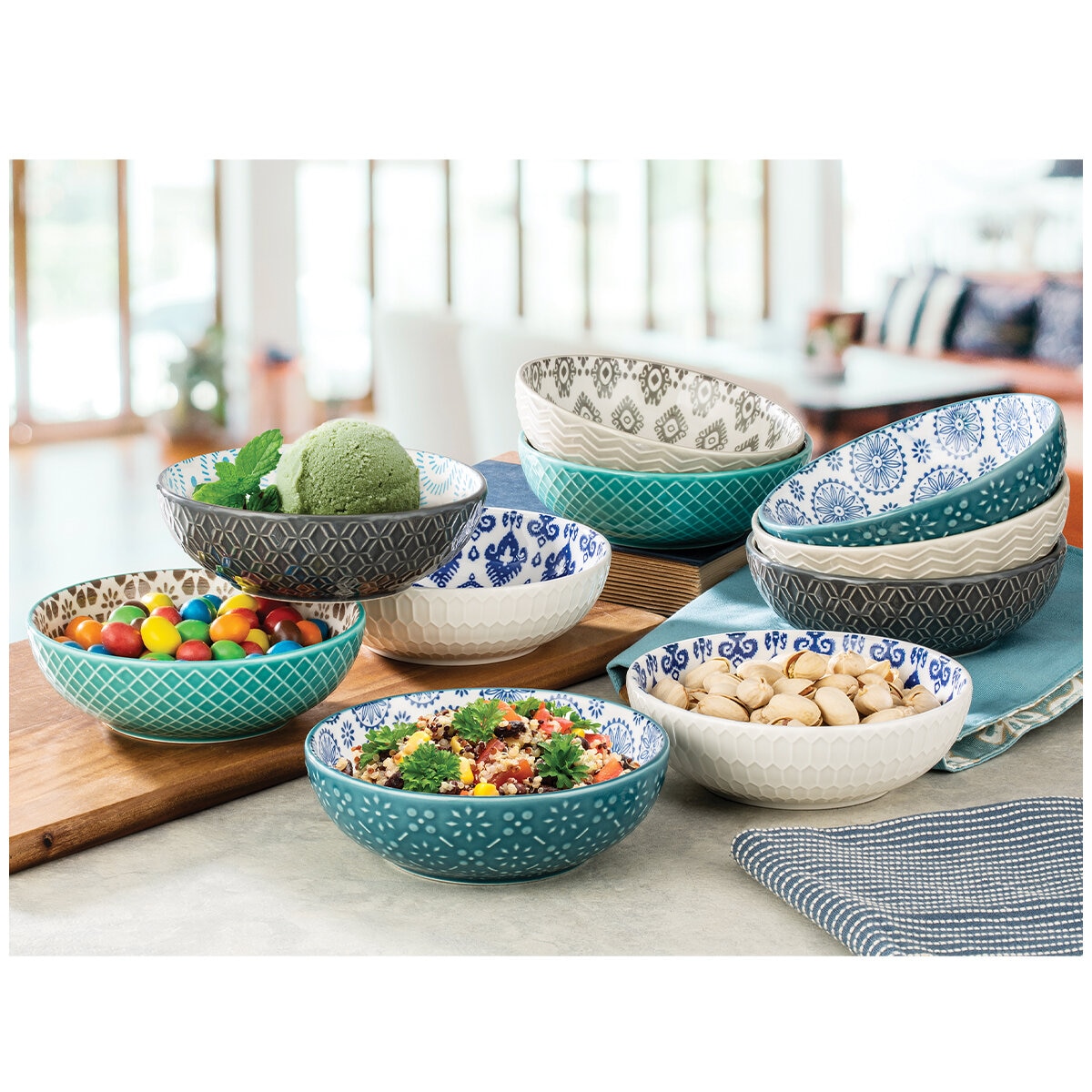 Signature Snack Bowls 10 Piece Set